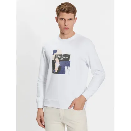 Zdjęcie Pepe Jeans Bluza PM582479 Biały Regular Fit