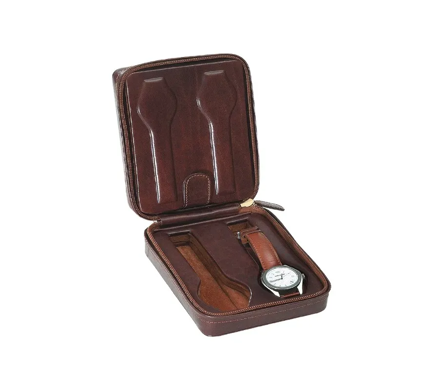 picture 1 An ingenious watch box - Ubrique leather - Absolute Breton