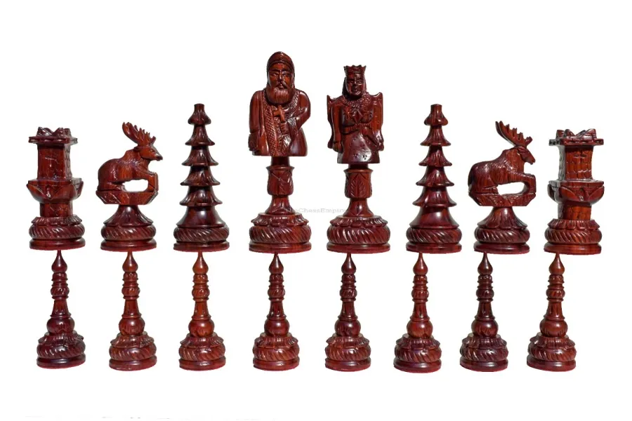 obrazek 5 Unikalny zestaw szachowy oparty na tematyce Świętego Mikołaja - The Chess Empire