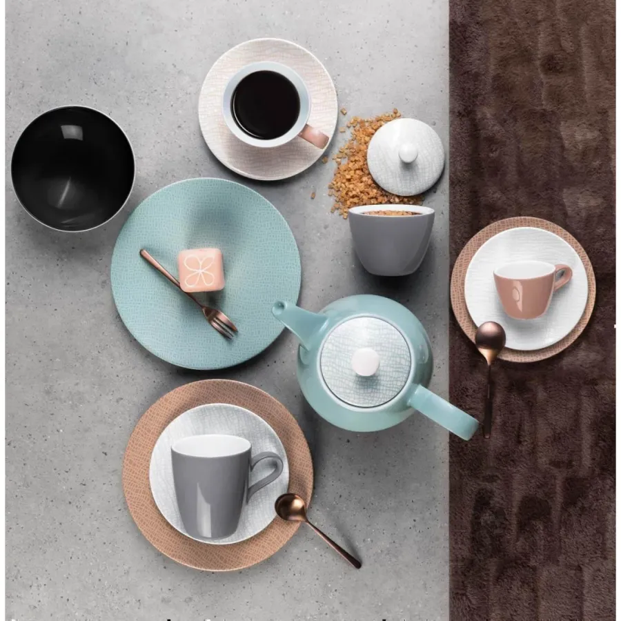 obrazek 4 Mała porcelanowa filiżanka do herbaty w kolorze różu - Seltmann Weiden