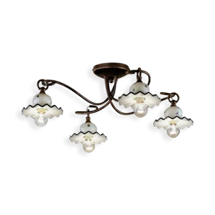 Zdjęcie Stylowa włoska lampa sufitowa-plafoniera Roma