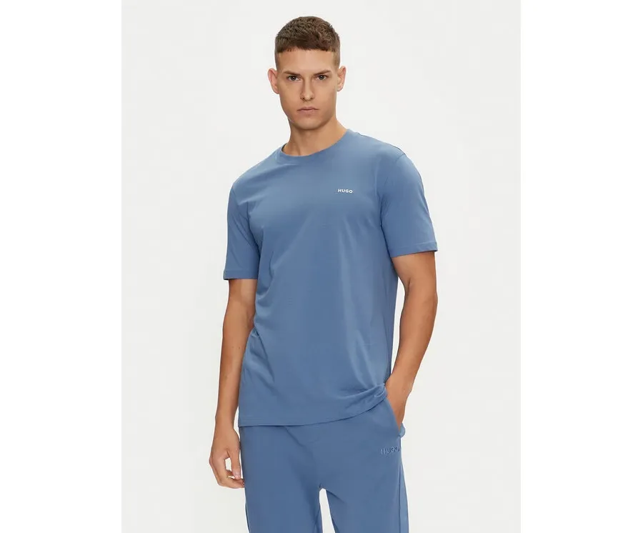 obrazek 1 Hugo T-Shirt Dero222 50466158 Niebieski Regular Fit HUGO