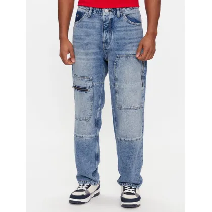 Zdjęcie Tommy Jeans Jeansy Aiden Baggy Tapered Cargo Ah7032 DM0DM18083 Niebieski Regular Fit