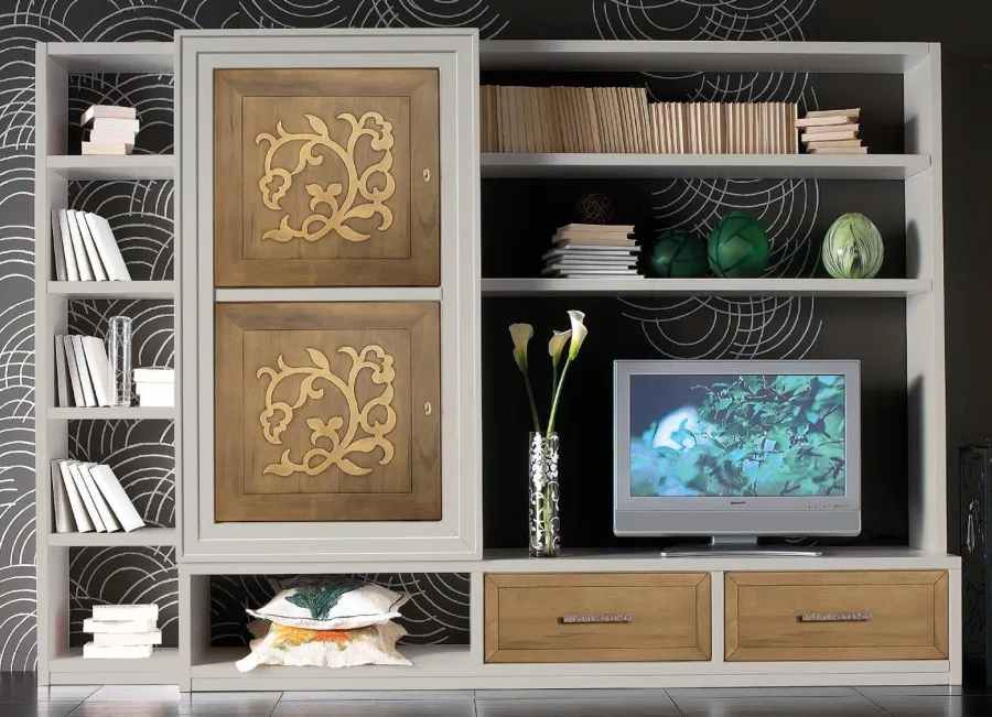 picture 1 Classic bookcase for a luxury apartment - Cantiero