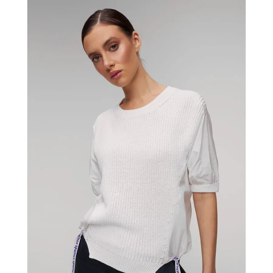 obrazek 1 Biały T-shirt Damski Sportalm