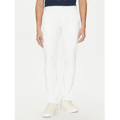 Zdjęcie Tommy Hilfiger Chinosy Bleecker MW0MW26619 Biały Slim Fit