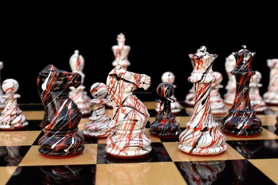 obrazek 6 Charakterystyczny komplet figur szachowych idealny na prezent - The Chess Empire