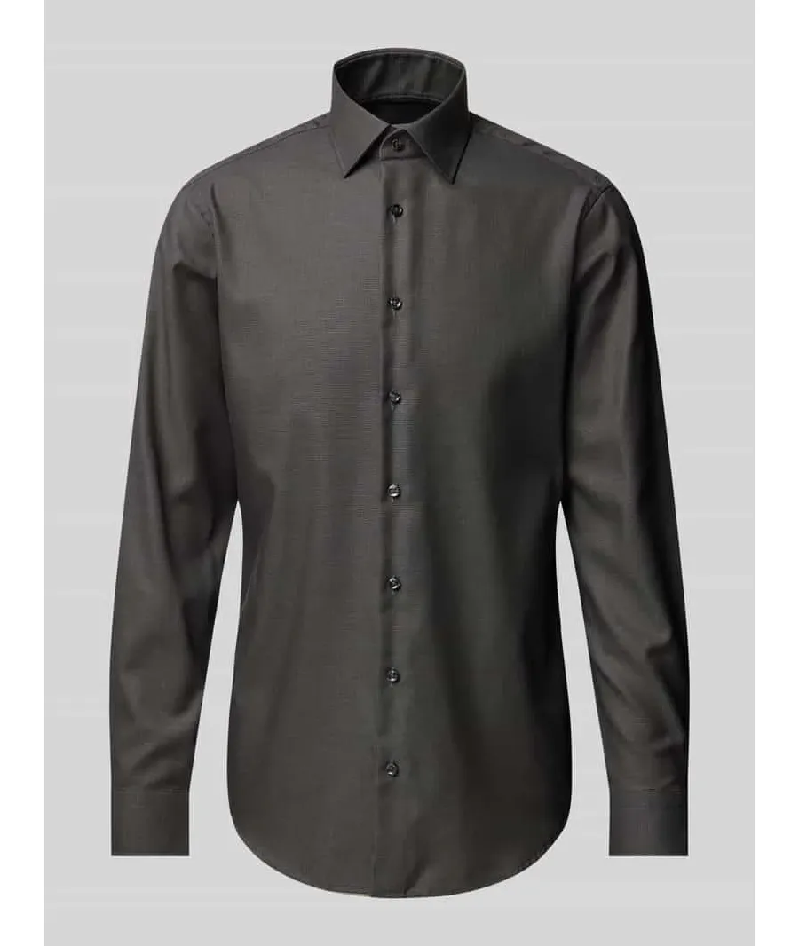 obrazek 1 Koszula biznesowa o kroju regular fit z kołnierzykiem typu kent