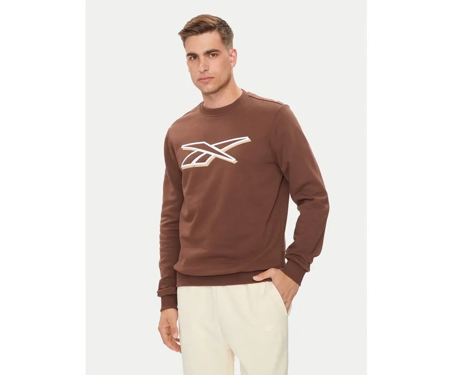 obrazek 1 Reebok Bluza Vector Logo 100202412 Brązowy Regular Fit