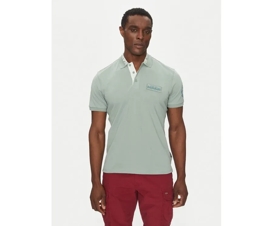 obrazek 1 Napapijri Polo E-Amundsen NP0A4IN9 Zielony Regular Fit