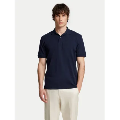 Zdjęcie Selected Homme Polo Paul 16096767 Granatowy Regular Fit
