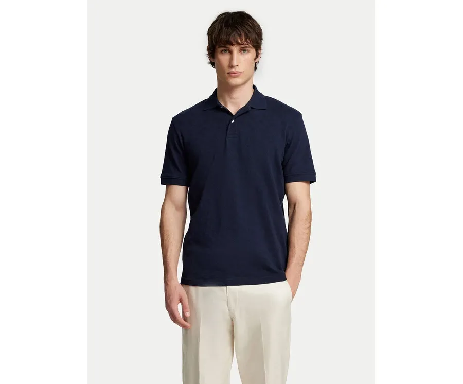 obrazek 1 Selected Homme Polo Paul 16096767 Granatowy Regular Fit
