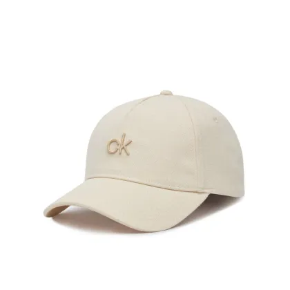 Zdjęcie Calvin Klein Czapka z daszkiem Raised Embroidery K60K613118 Écru