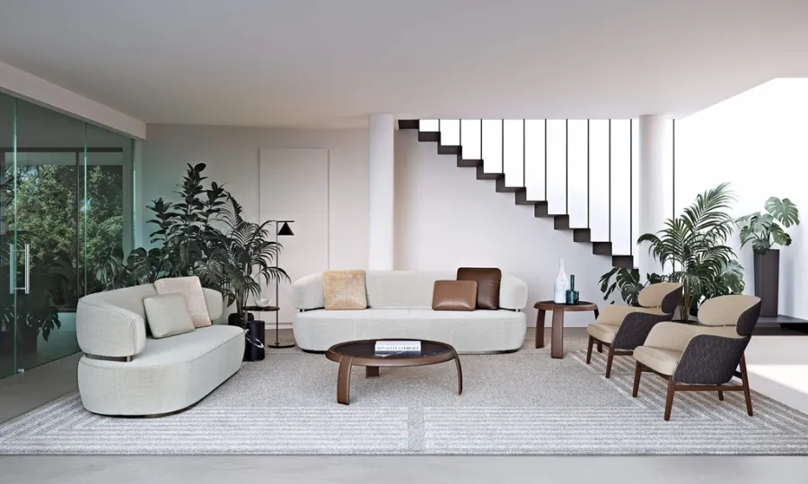 obrazek 4 Stylowa włoska sofa do salonu w stylu modernistycznym