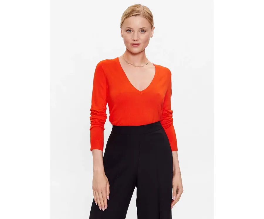 obrazek 1 Liu Jo Sweter WF3127 MA18F Pomarańczowy Regular Fit