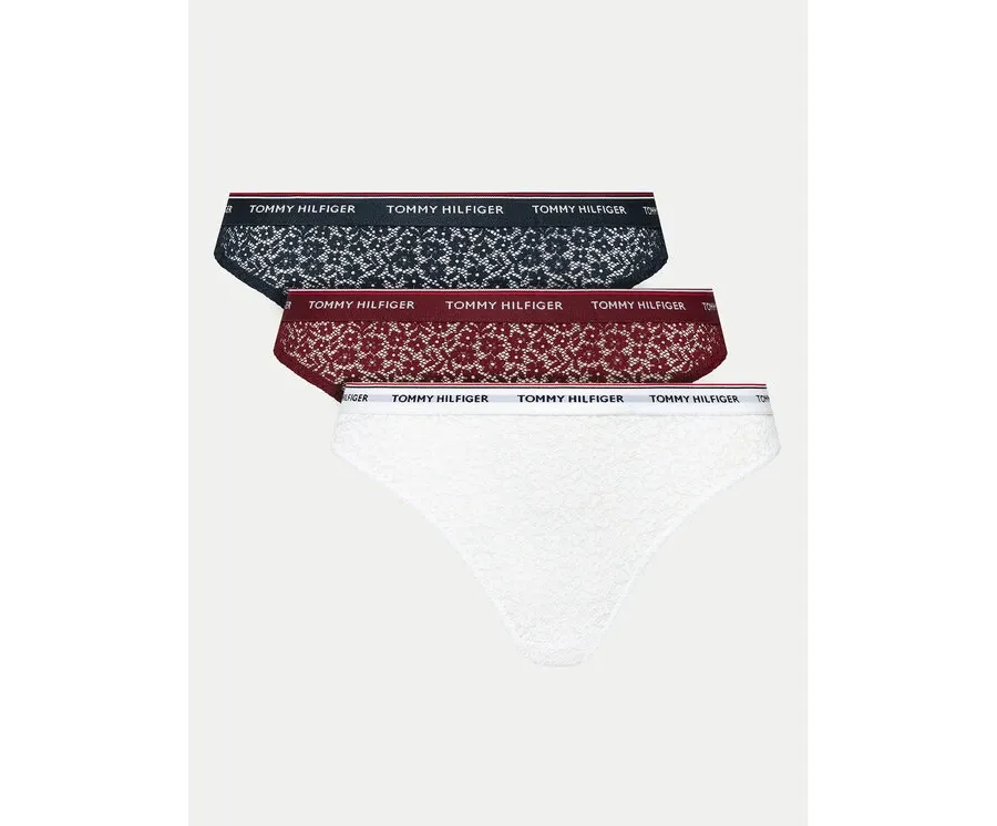 obrazek 1 Tommy Hilfiger Komplet 3 par stringów UW0UW04896 Kolorowy