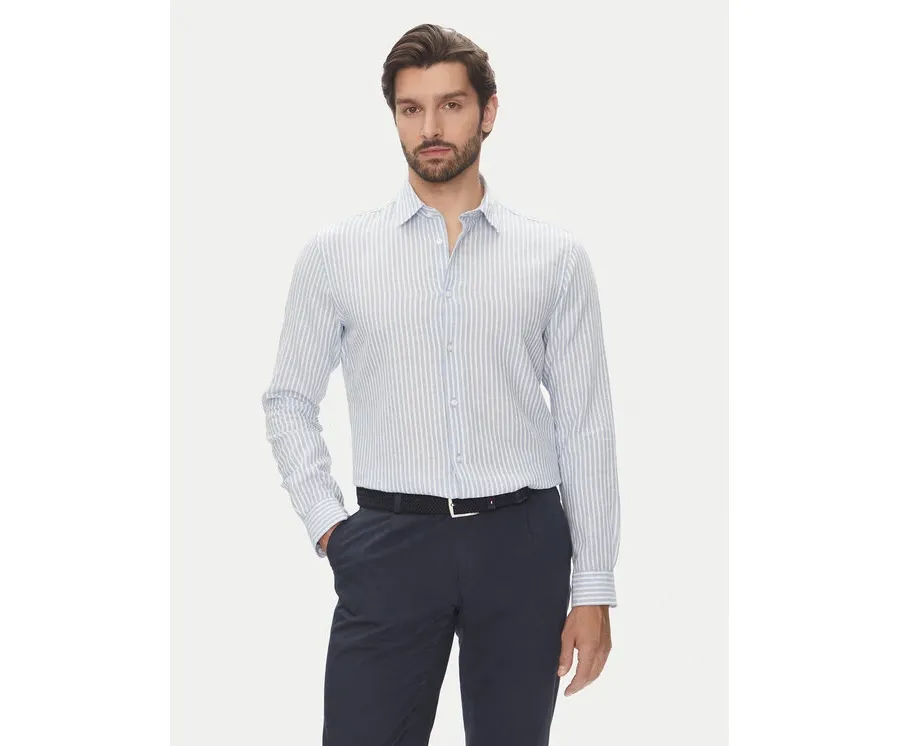 obrazek 1 Pierre Cardin Koszula C6 41017.0482 Błękitny Modern Fit