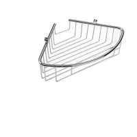 Zdjęcie Naścienny rogowy uchwyt na akcesoria łazienkowe – Stilhaus