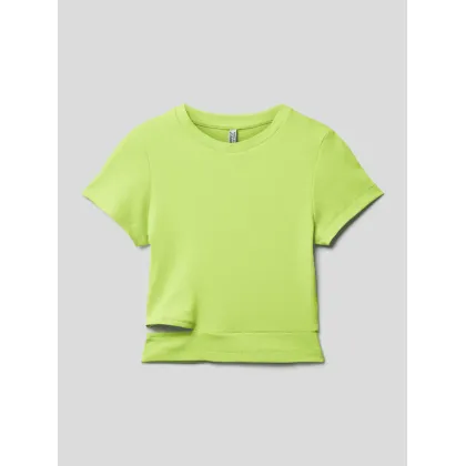 Zdjęcie T-shirt z wycięciem model ‘Girls Boxy T-Shirt’