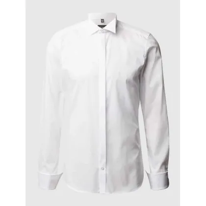 Zdjęcie Koszula smokingowa o kroju slim fit z popeliny z dodatkiem streczu
