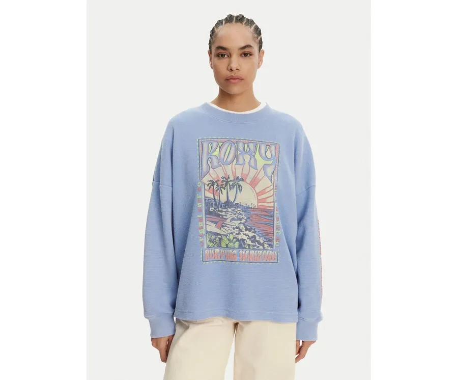 obrazek 1 Roxy Bluza ERJKT04276 Niebieski Relaxed Fit