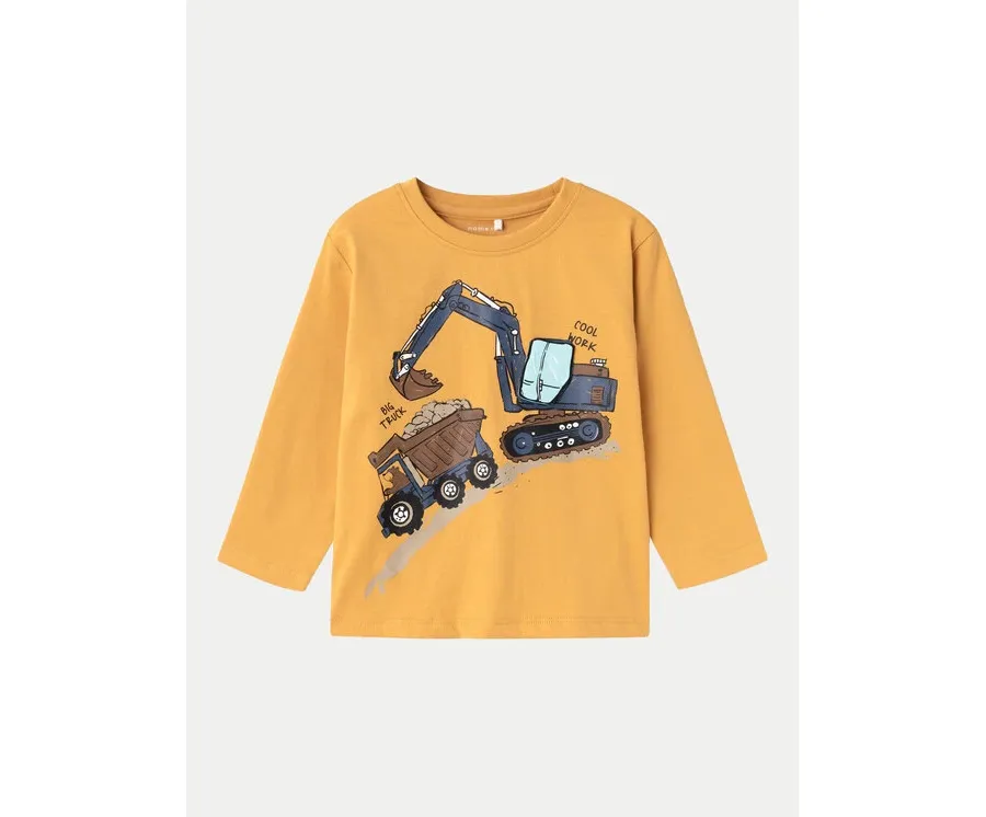 obrazek 1 NAME IT Bluzka 13233674 Żółty Regular Fit