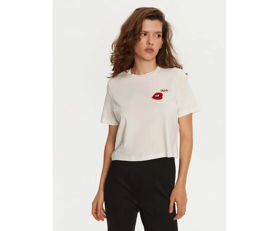 obrazek 1 Vero Moda T-Shirt Elena 10326789 Biały Boxy Fit