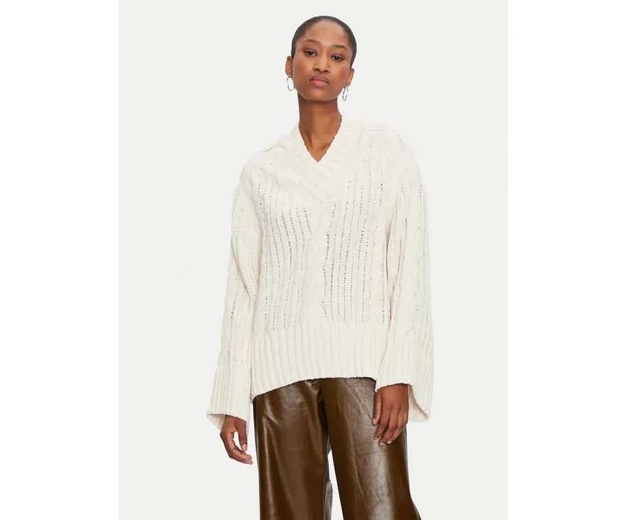 obrazek 1 REPLAY Sweter DK3313.000.G22926 Écru Regular Fit