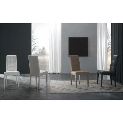 Zdjęcie Włoskie designerskie krzesło do salonu w stylu minimalistycznym – Zamagna Italia