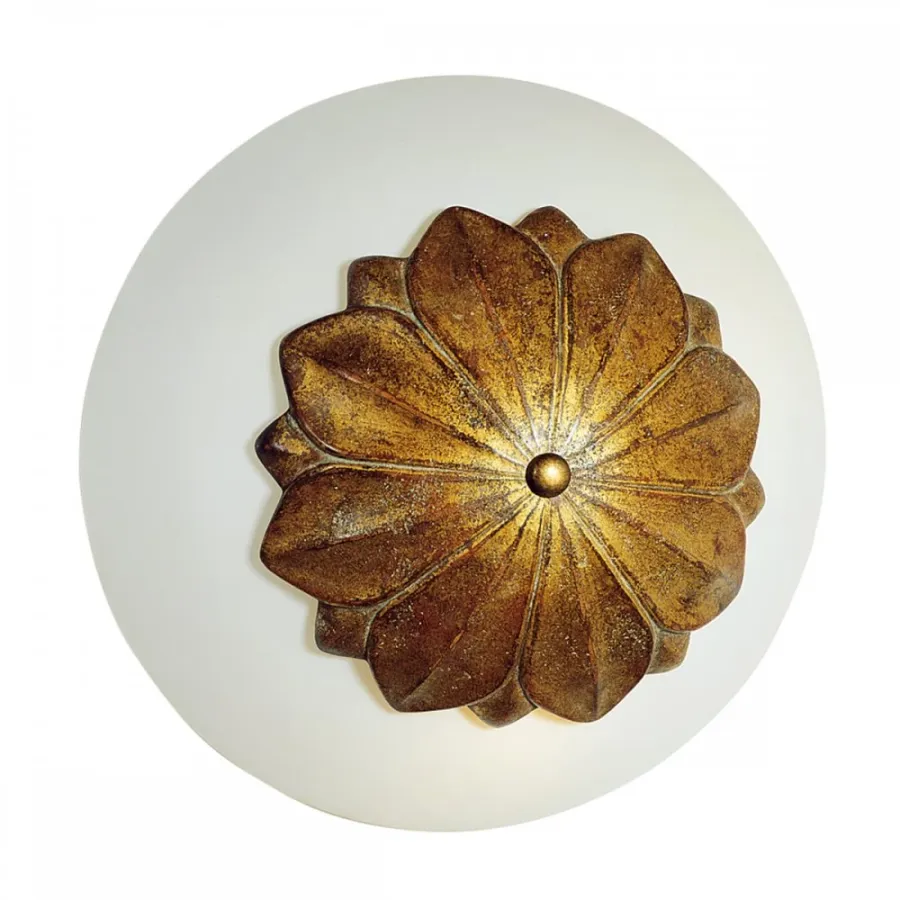 obrazek 1 Lampa sufitowa z satynowym szkłem h.22x50x50 cm