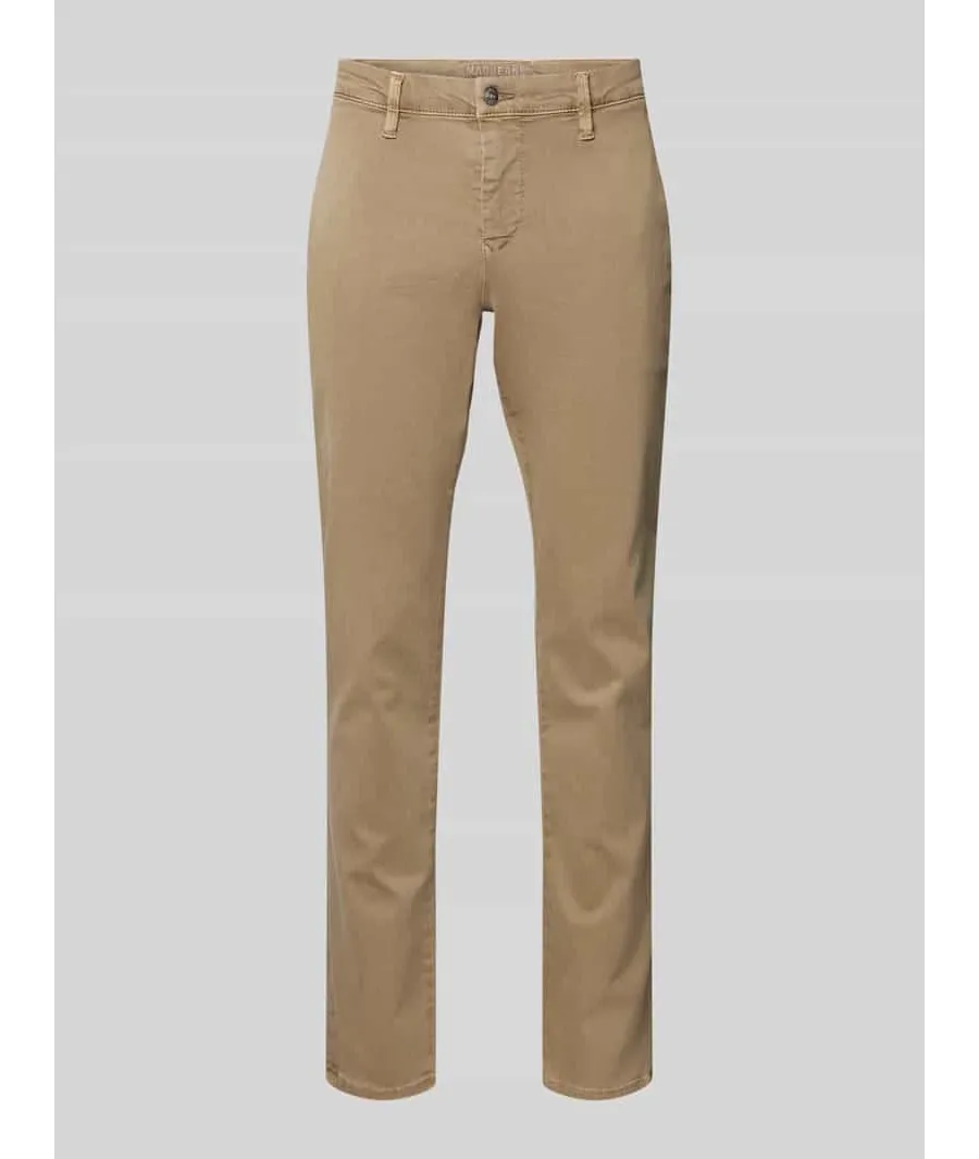 obrazek 1 Spodnie o kroju slim fit z aplikacją z logo model ‘Lennox’