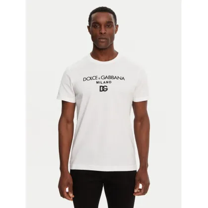 Zdjęcie Dolce&Gabbana T-Shirt G8PD7Z G7B9X Biały Regular Fit
