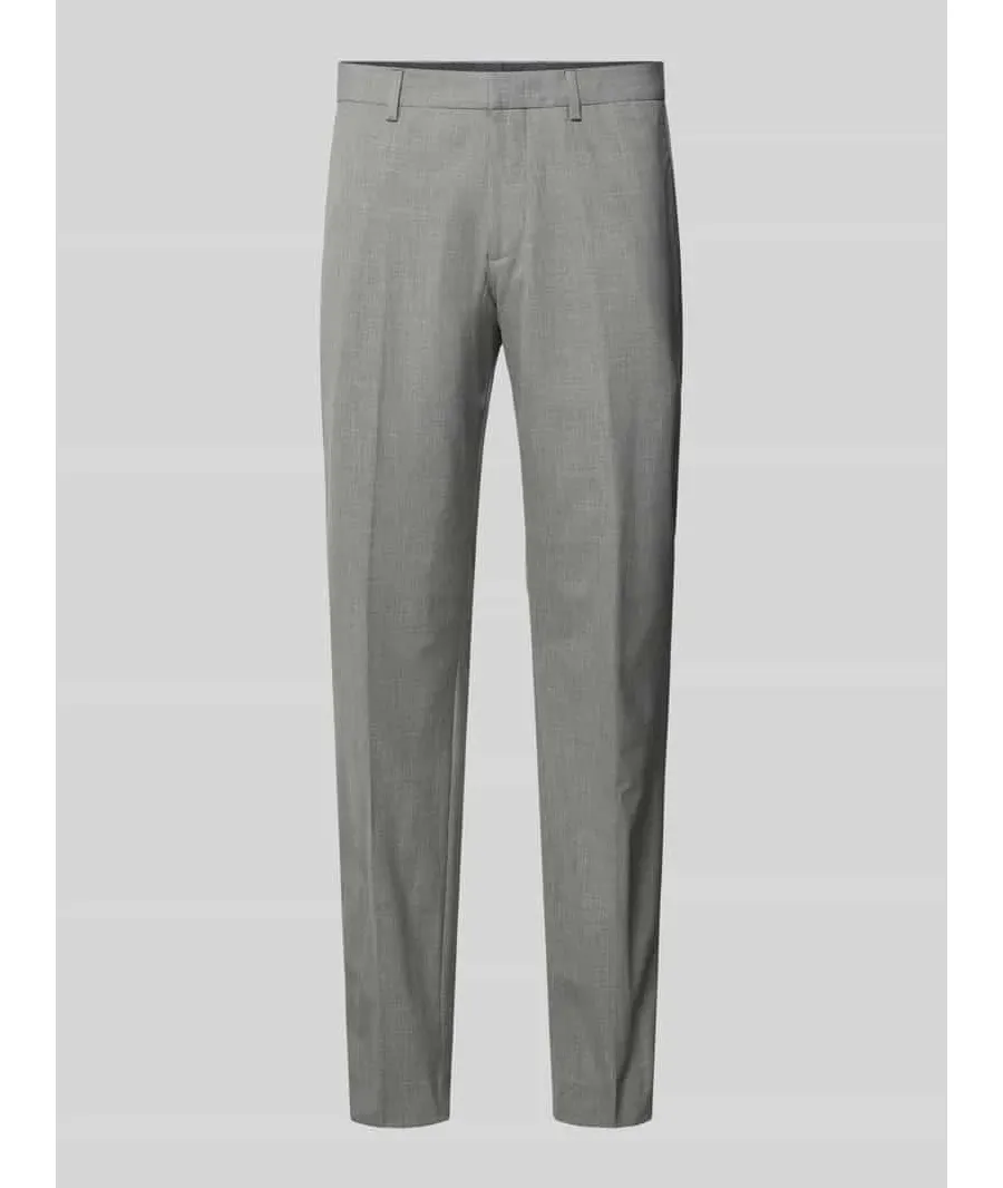 obrazek 1 Spodnie do garnituru o kroju slim fit ze wzorem w pepitkę model ‘s.O ULTIMATE’