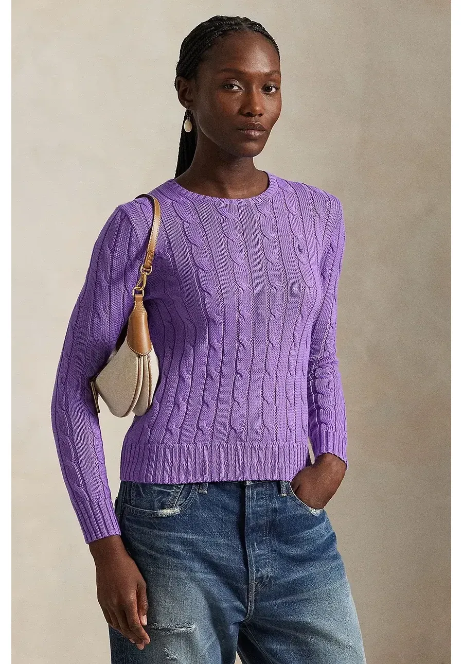 obrazek 1 Polo Ralph Lauren sweter bawełniany kolor fioletowy  211891640