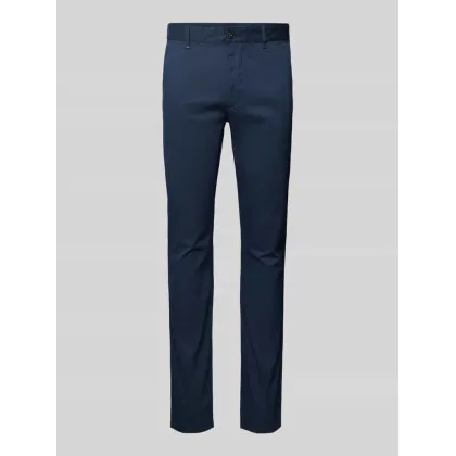 Zdjęcie Chinosy o kroju slim fit z wpuszczanymi kieszeniami