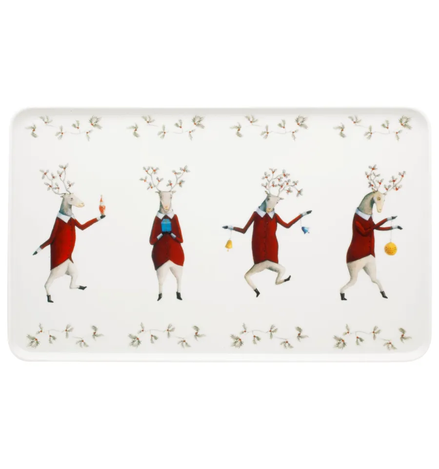 picture 1 A large porcelain plate with a Christmas theme - Vista Alegre