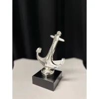 Picture Silver figurine with an anchor, perfect as a gift - Astra Argenti