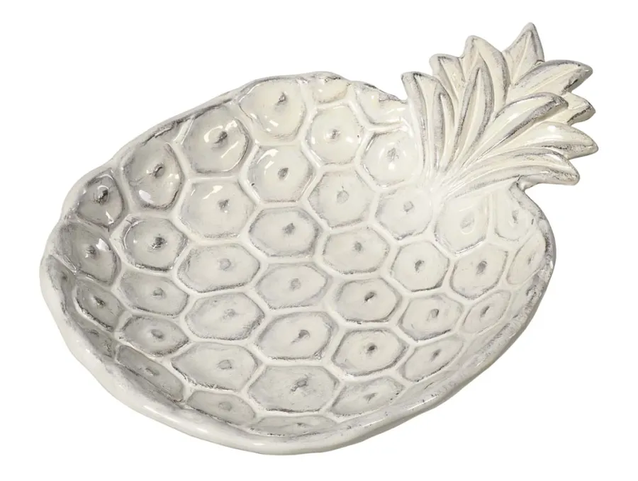 obrazek 1 Designerska biała misa z ceramiki 30 cm - Virginia Casa