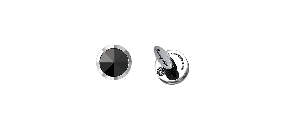 obrazek 1 Markowe Spinki do Mankietów NeroUno Onyx Montegrappa