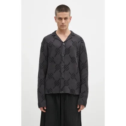 Zdjęcie Daily Paper kardigan Kirabo Monogram Knit Cardigan męski kolor czarny 2421031