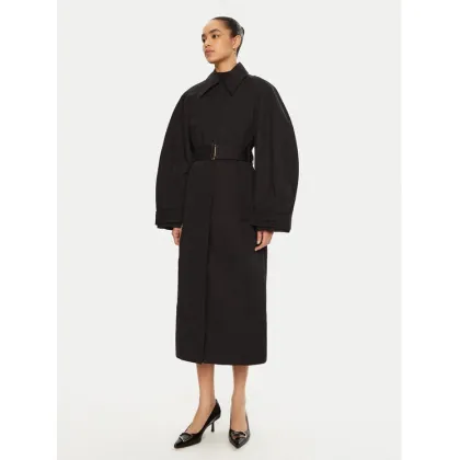 Zdjęcie JACQUEMUS Trencz 24E241CO051 Czarny Regular Fit