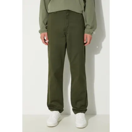 Zdjęcie Carhartt WIP spodnie Master Pant męskie kolor zielony proste I034233.66602