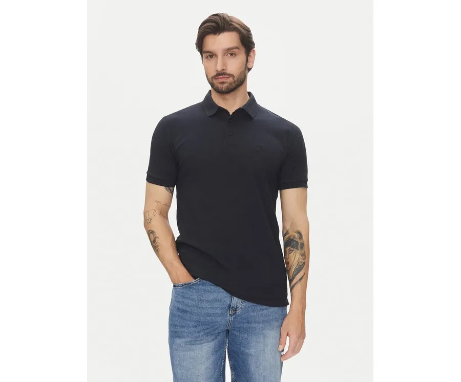 obrazek 1 Lindbergh Polo 30-404020 Granatowy Relaxed Fit