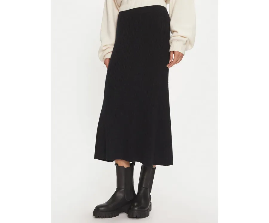 obrazek 1 Calvin Klein Spódnica midi K20K207688 Czarny Regular Fit