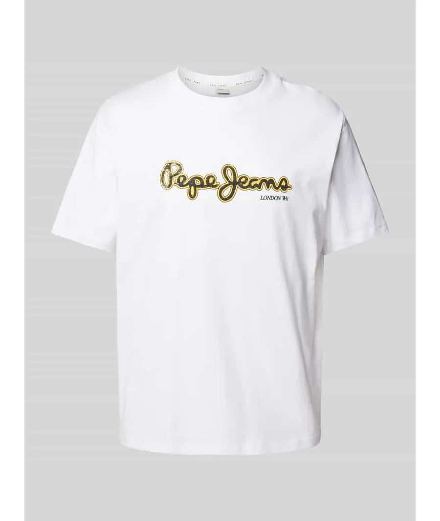 obrazek 1 T-shirt z nadrukiem z logo model ‘DORIAN’