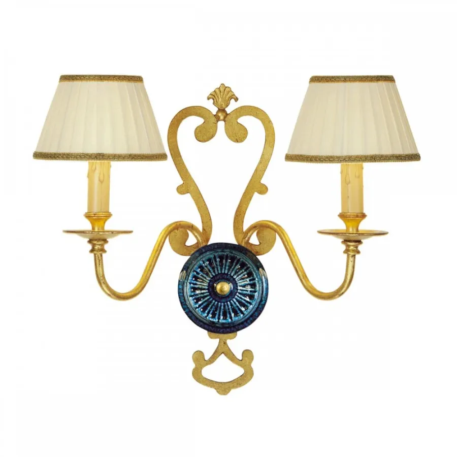 obrazek 1 Dwupunktowa lampa ścienna H.41xL.38xP.23 cm