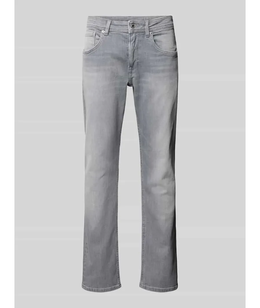 obrazek 1 Jeansy z prostą nogawką i 5 kieszeniami