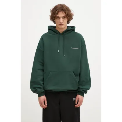 Zdjęcie MKI MIYUKI ZOKU bluza Uniform Hoody męska kolor zielony z kapturem gładka UNIFORM.HOODY