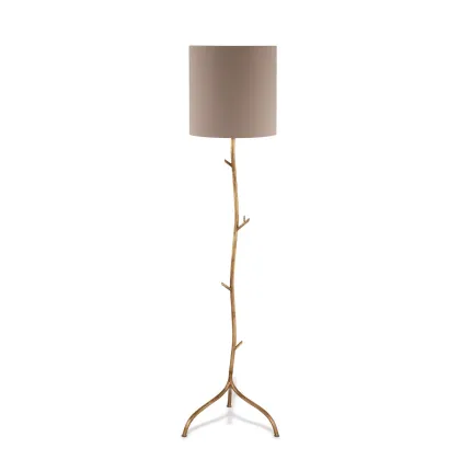 Zdjęcie Artystyczna piękna lampa wzorowana na wijącą się łodygę