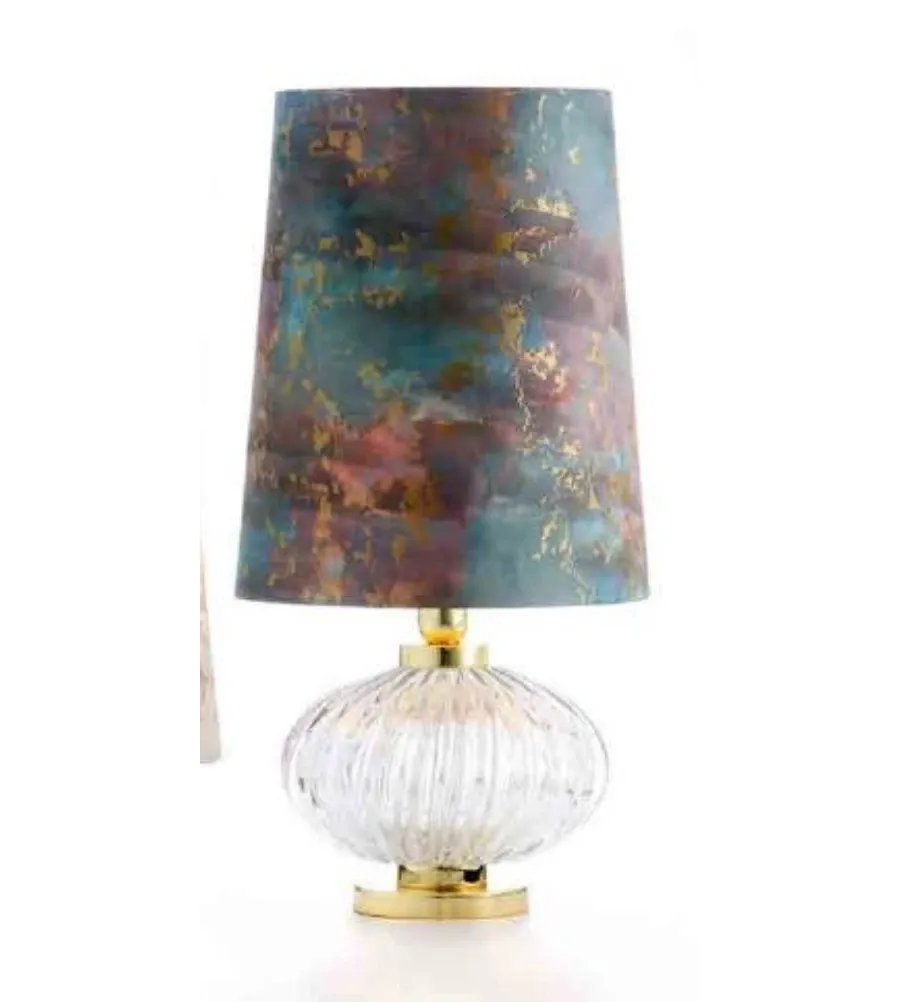 obrazek 1 Piękna lampa stołowa z przezroczystym szkłem Murano - Il Paralume Marina